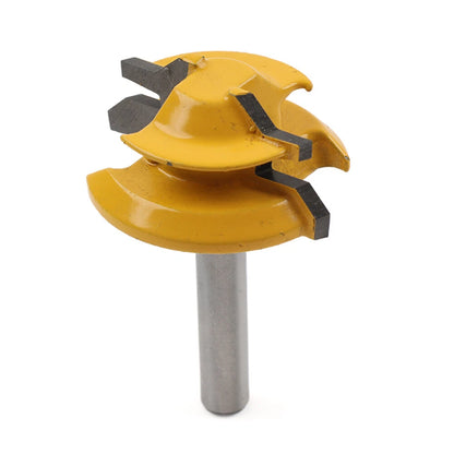 Lock Miter Router Bit 1/4'' Shank Tungsten 45° for Woodworking Tool