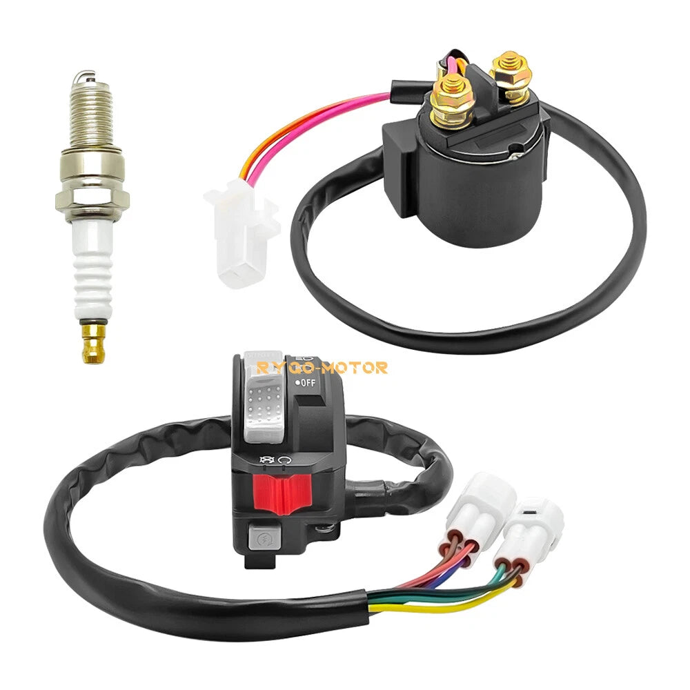 Handlebar Switch & Starter Solenoid Relay for Yamaha Warrior 350 (2002–2003)