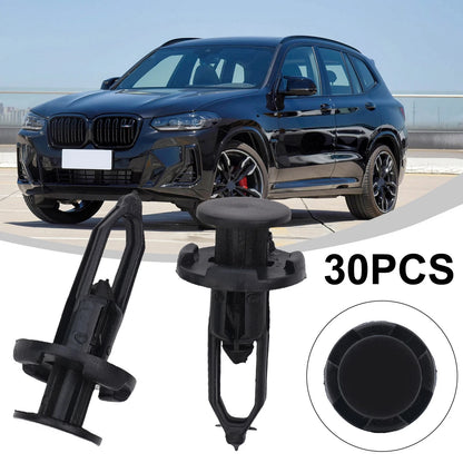 Rivets / 30x 9mm / Push Type Retainer Fastener Bumper Pin Clips for Toyota