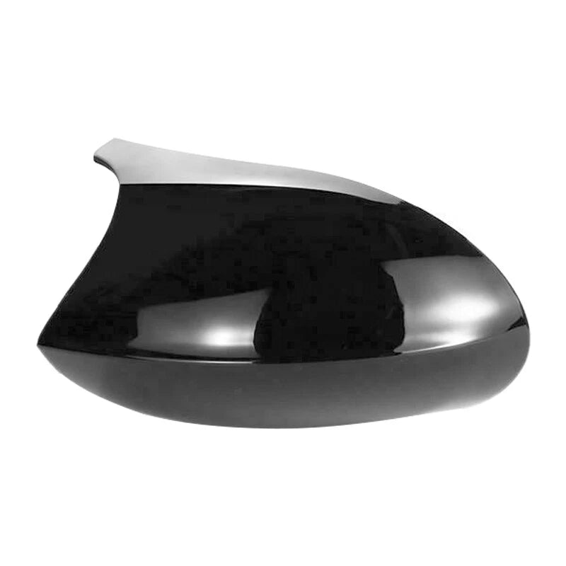 Glossy Black Rear View Mirror Cap Covers for BMW E81 E82 E87 E88 (2006-2013)
