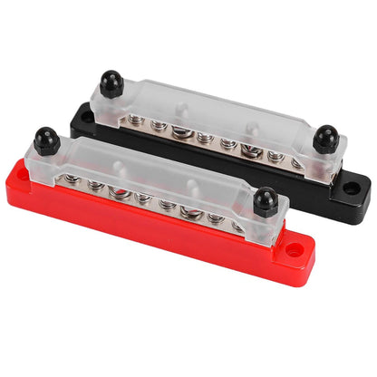 Red & Black Power Distribution Terminal Block for Automotive Car & Boat