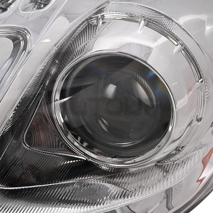 2 x Halogen Headlights Headlamps Assembly Chrome LH&RH for Toyota Prius (2010–2011)