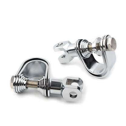 25mm & 32mm Chrome Highway Engine Crash Bar Mount Foot Pegs for Car Model