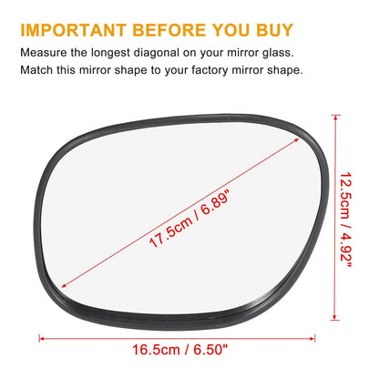 Left Side Heated Mirror Glass Backing Plate for Toyota RAV4 (2013-2018)