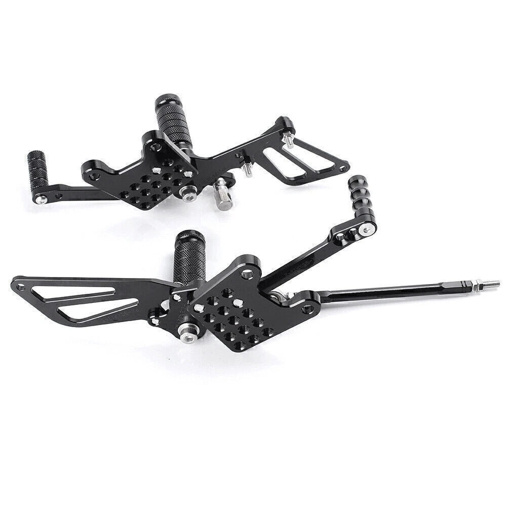 Rearsets Foot Pegs for Suzuki GSXR1000 GSXR600 GSXR750 (2000-2005) Black