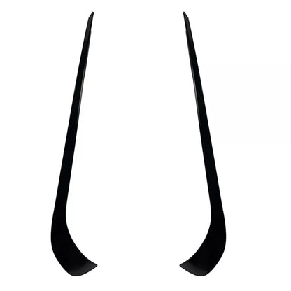 2 x Matte Front Bumper Spoilers for Mercedes Benz W117 CLA250 CLA45 (2013-2015)