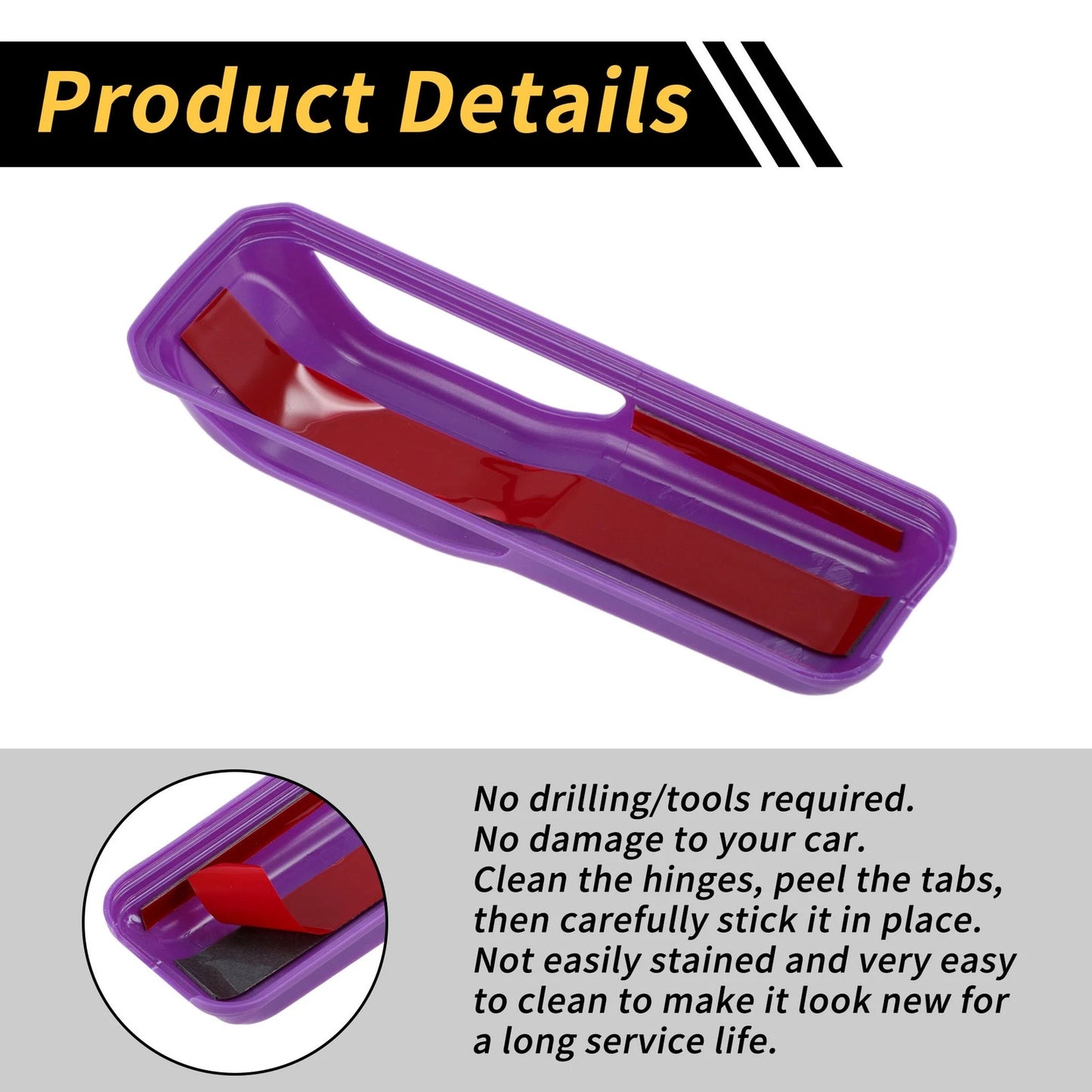 Engine Hood Hinge Cover for Jeep Wrangler JL JLU (2018-2023) - Purple
