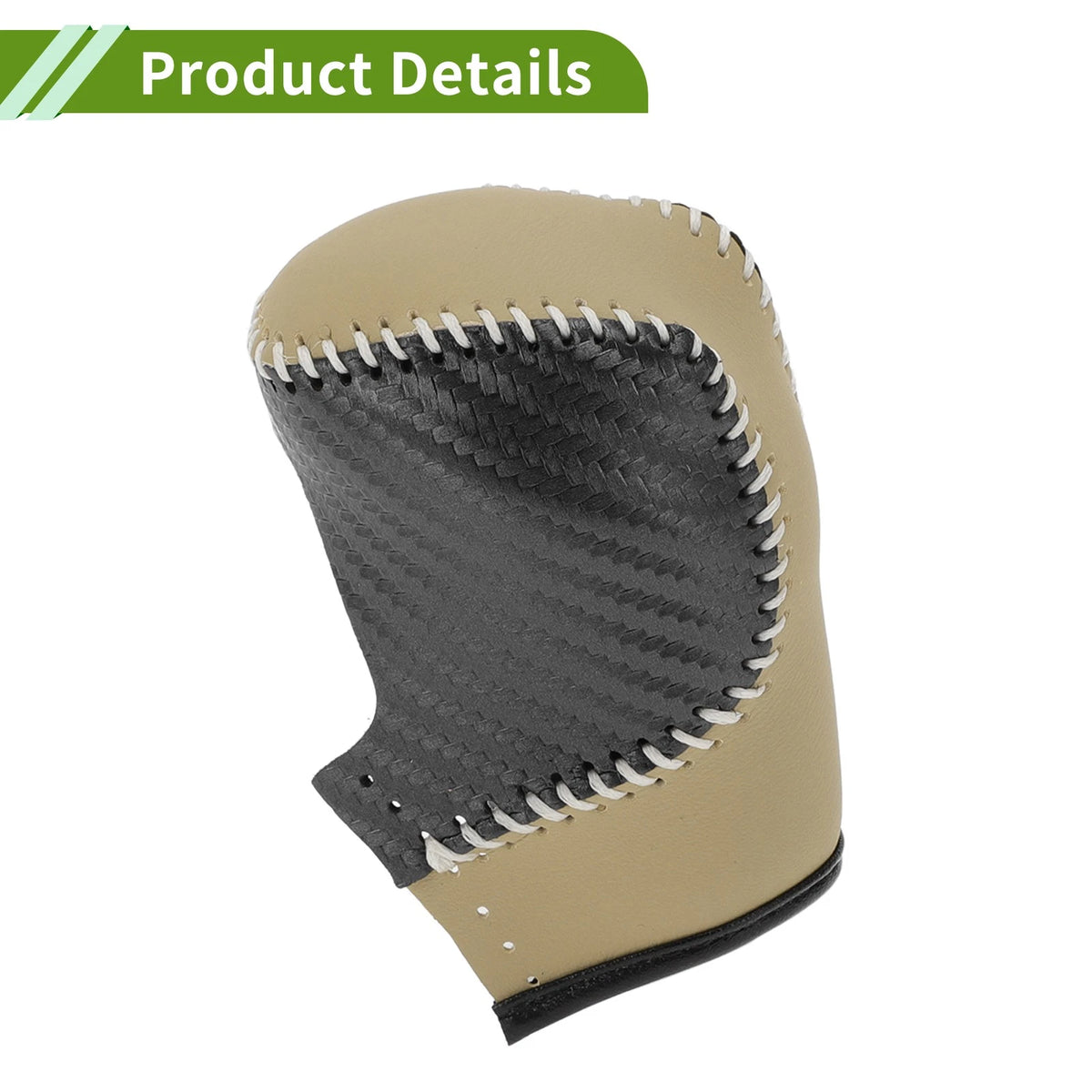 Black Carbon Fiber Gear Shift Knob Cover for Honda Accord