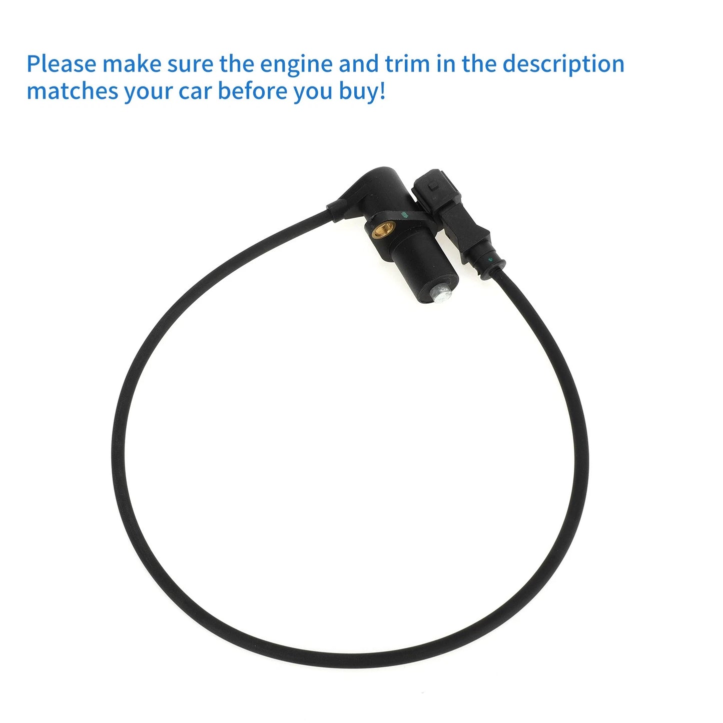 Crankshaft Position Sensor for BMW E34 518i (1989-1994) 1 x Black Sensor
