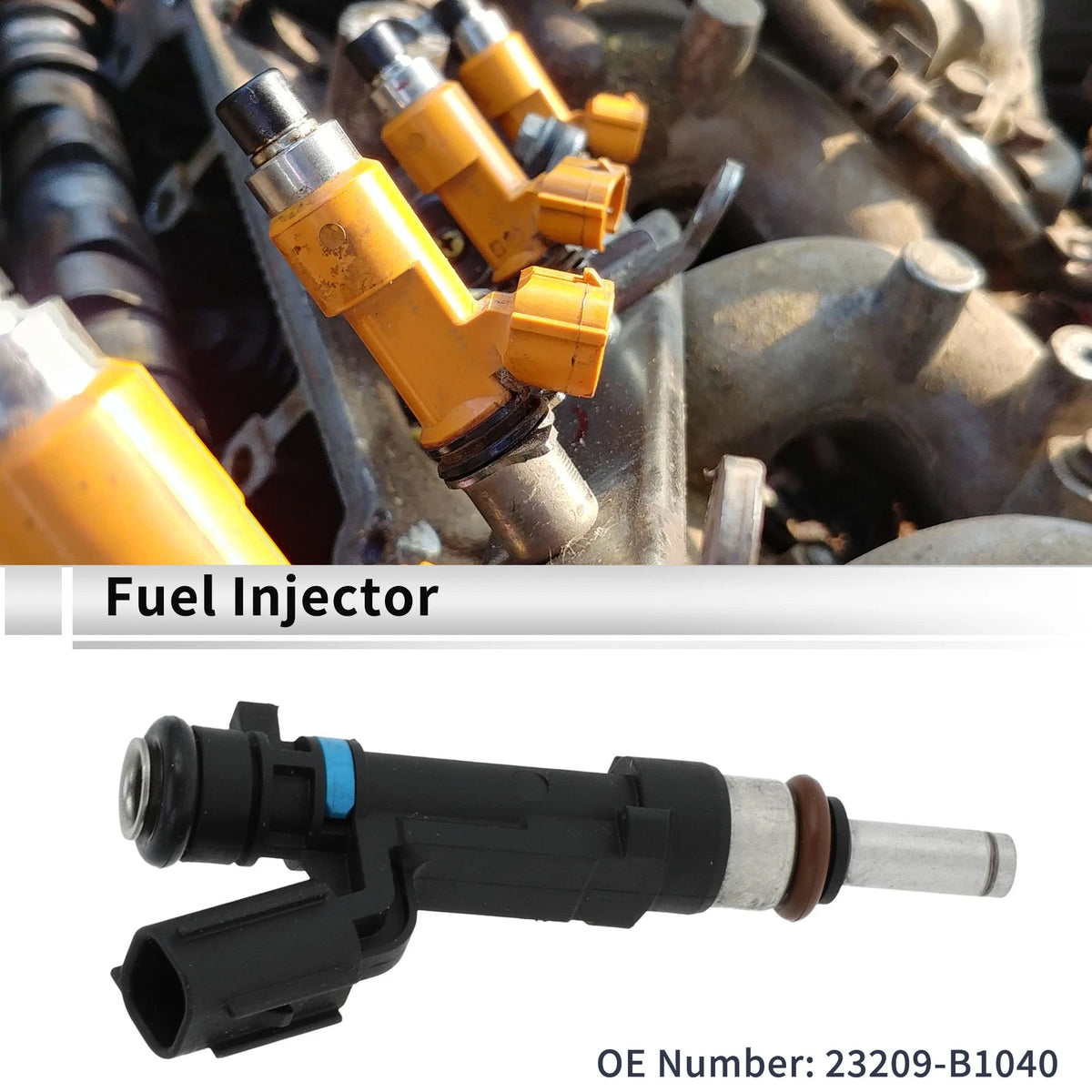 Fuel Injector 1 Pc for Toyota 1.0L 1KR-FE (2005-2015)