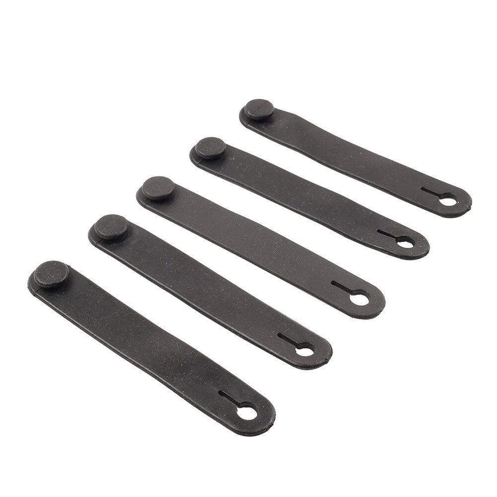 5Pcs Motorcycle Rubber Band Cable Ties for Frame Wiring Harness