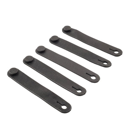 5Pcs Motorcycle Rubber Band Cable Ties for Frame Wiring Harness