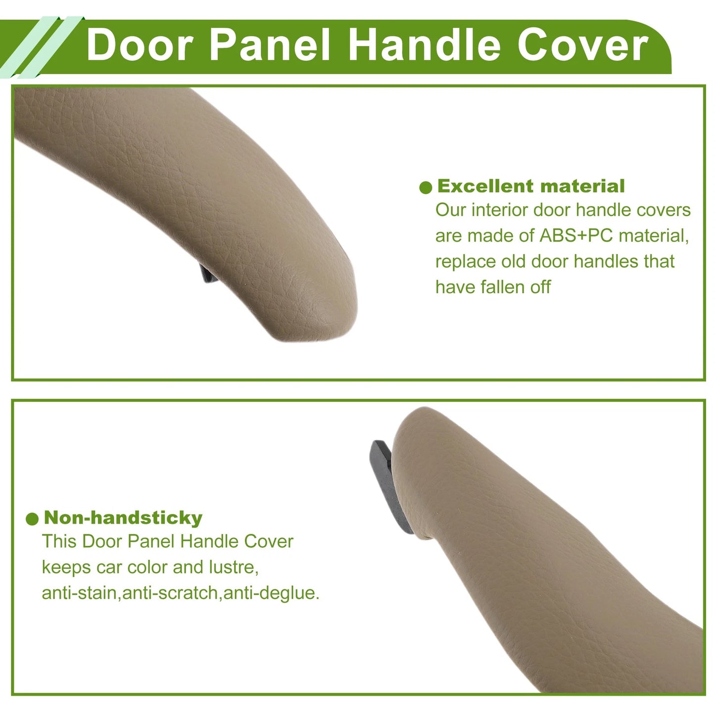 Door Panel Handle Pull Trim Cover for BMW X3 F25 (2010-2016) Beige 1 x