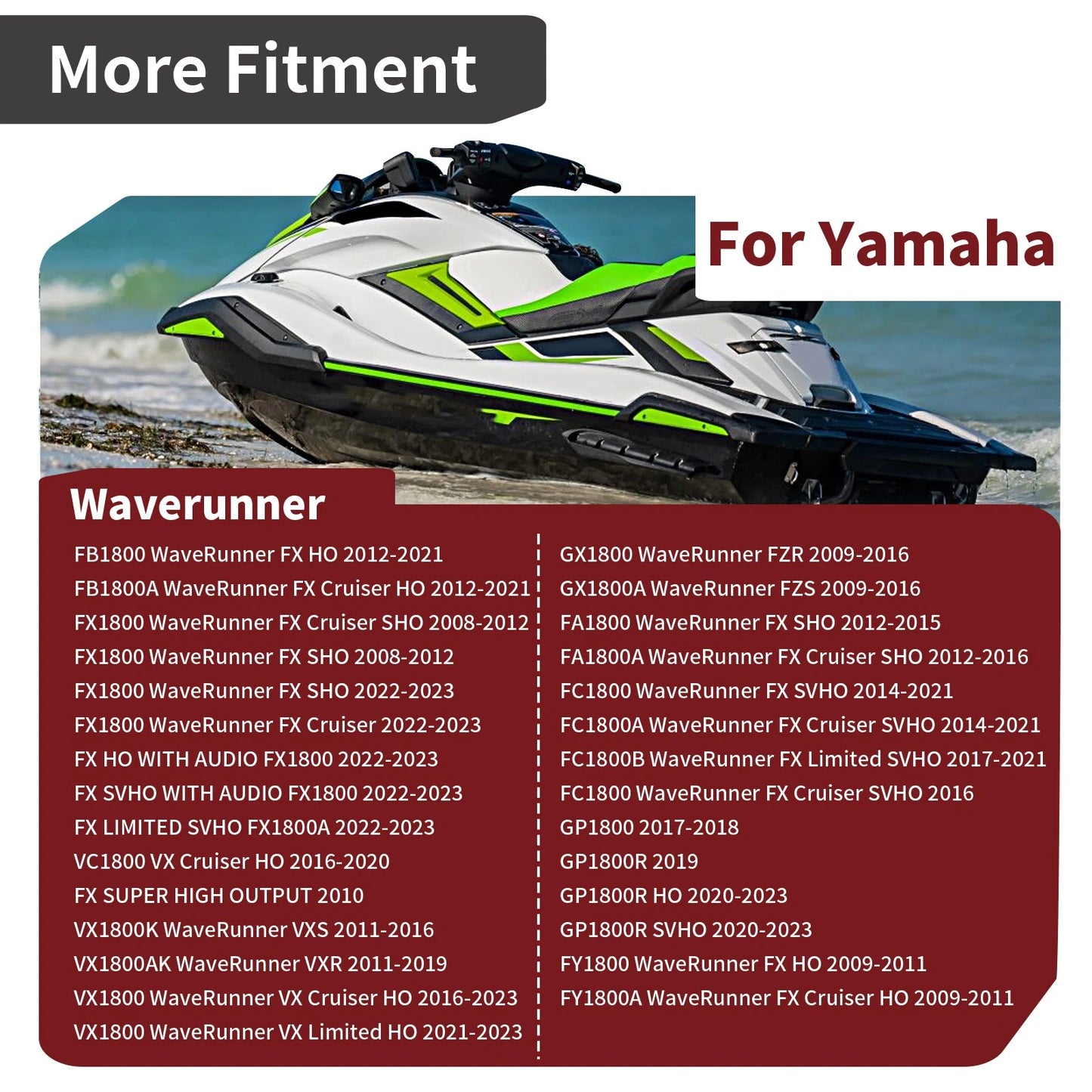 Crankshaft Main Bearing for Yamaha 1800 WaveRunner FX/VX Cruiser