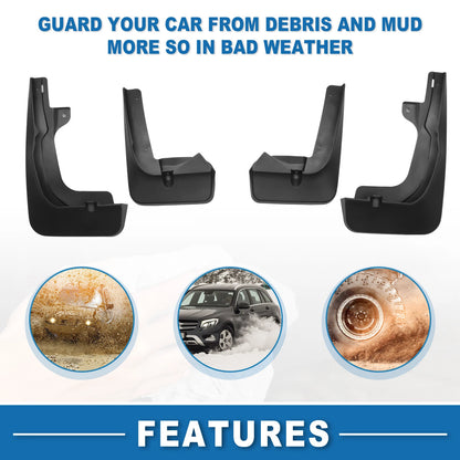 Mud Flap Splash Guards for Lexus RX500h RX350h RX350 (2023-2024)