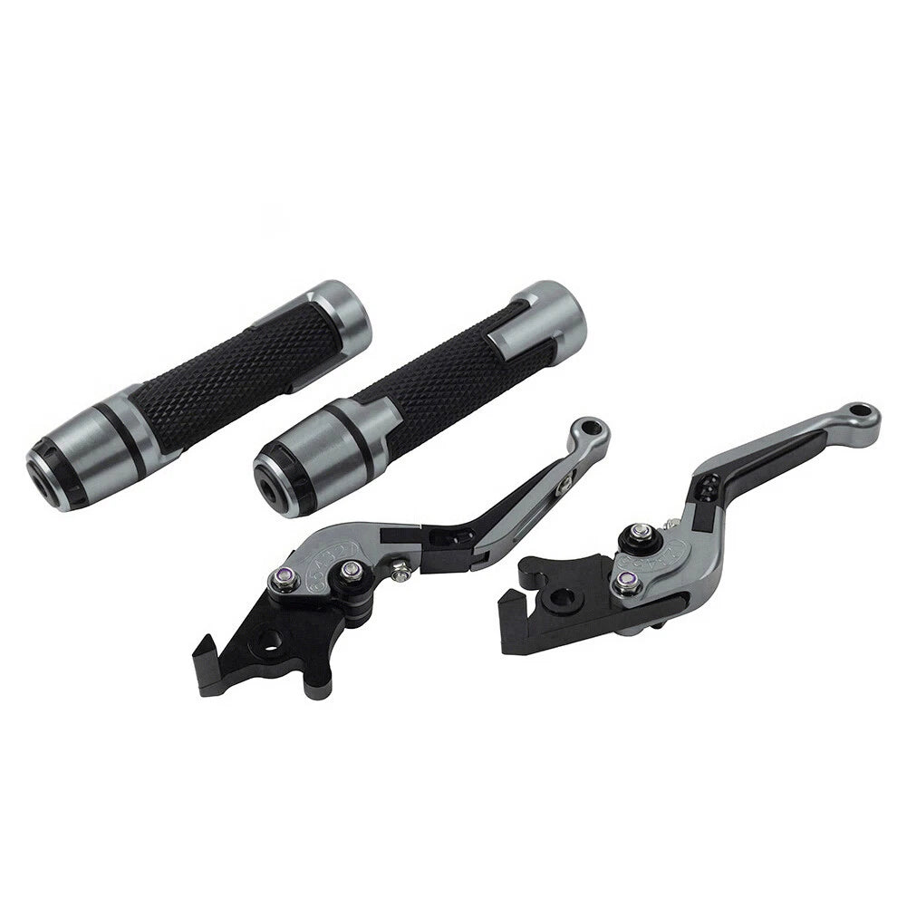 Extendable Brake Clutch Levers & Handlebar Grips for Suzuki GSXS125 (2017-2023)