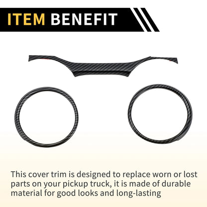 Dashboard Panel Ring Cover for Jeep Wrangler JL JLU (2018-2023)
