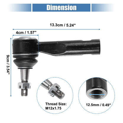 Front Outer Tie Rod End Links for Chevrolet Equinox (2005-2009)
