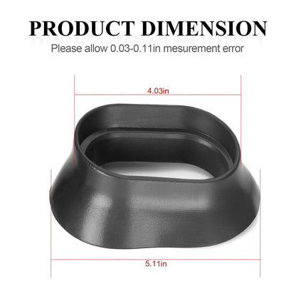 Ram Air Direct Rubber Intake Boots for Suzuki GSXR 600 750 (2004–2005)