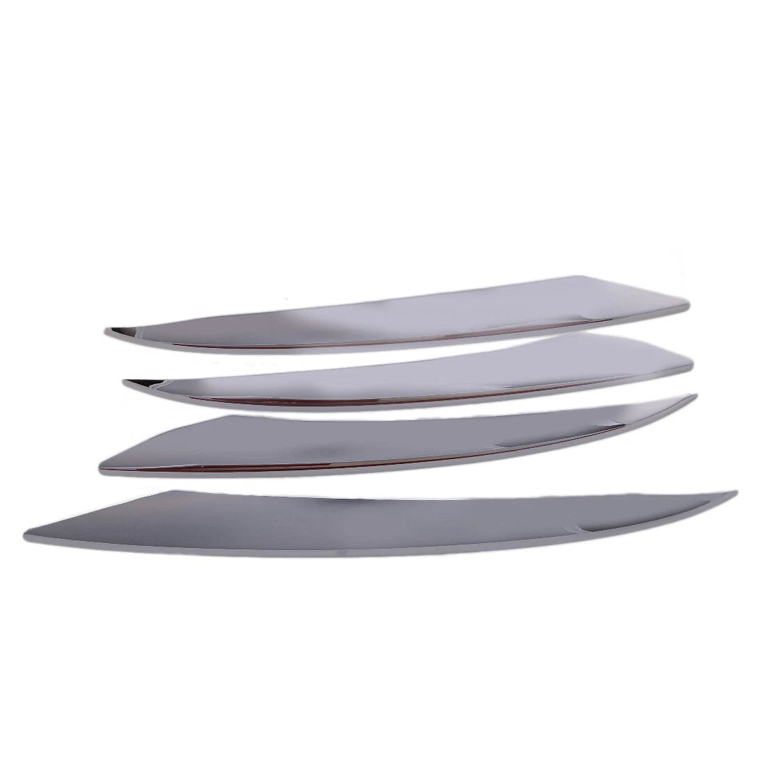 Chrome Fog Light Grille Cover Trims for Benz E-Class W213 S213 C238 A238 (2017-2023)