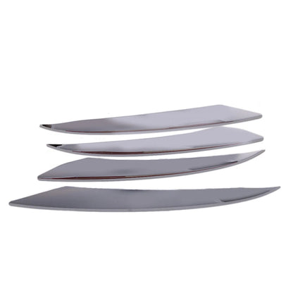 Chrome Fog Light Grille Cover Trims for Benz E-Class W213 S213 C238 A238 (2017-2023)