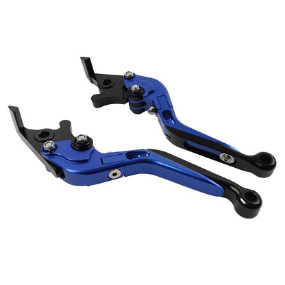 CNC Blue Extendable Brake Clutch Levers for Daytona 675, Speed Triple R