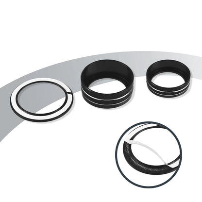 5 x AC Knob Ring Covers for Honda Accord Sedan Sport (2018-2023)
