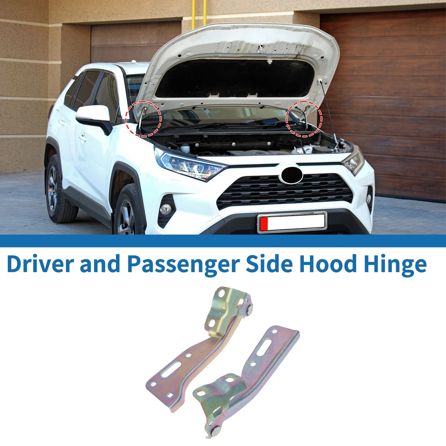 Hood Hinges for Honda Accord (2008-2012) 1 Pair