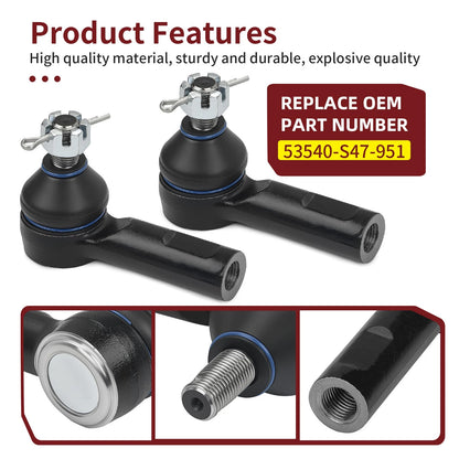 Tie Rod End Kit for Honda Pioneer 700-4 Deluxe SXS700M4 (2017-2024)