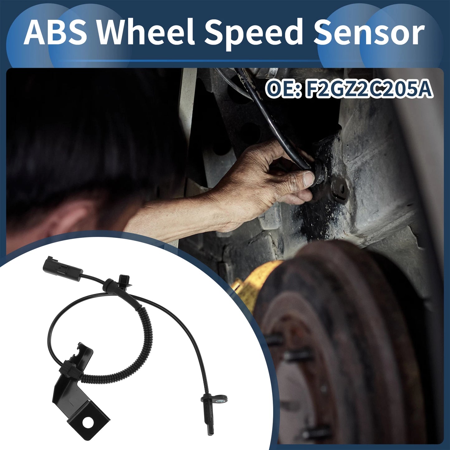 ABS Wheel Speed Sensor for Ford Edge Front Left (2015-2018)