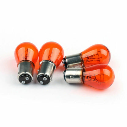 4x Smoke Turn Signal Lens for Harley Road King Touring Glide (1986-2007)