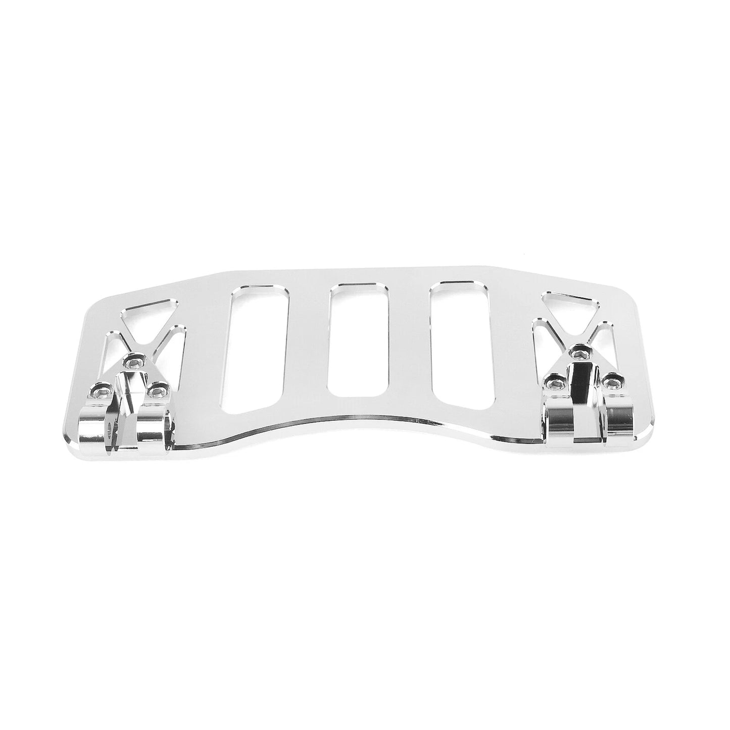2 x Chrome Aluminum Front Floorboards for Harley Davidson FLT Touring (1984-)