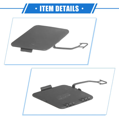 Rear Bumper Tow Hook Eye Hole Cover for BMW 3 F30 (2012-2015) Gray