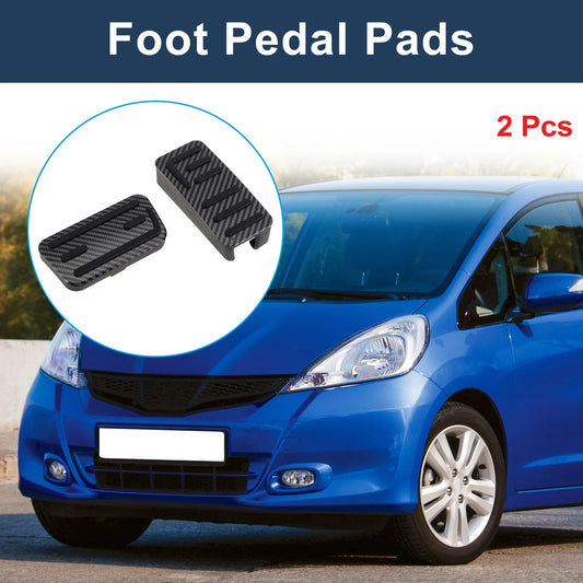 2 x Automatic Foot Accelerator Pedal Covers for Honda Jazz (2021) Black