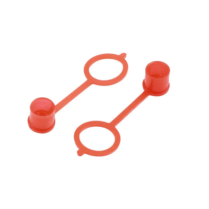 M10 Red Plastic Nipple Grease Fitting Dust Cap Cover 100pcs for Motorcycle Car