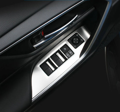 Switch Panel Matte Window Lift Cover Trim for Toyota RAV4 (2019-2023) 4 x PCS