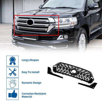 Front Upper Bumper Grille for Toyota Land Cruiser LC200 (2016-2020)