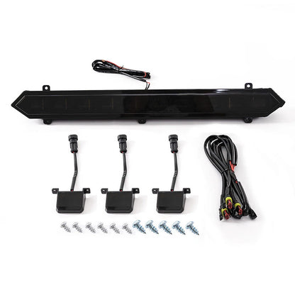 LED Bar & 3 Amber Lights for 2022-2024 Toyota Tundra PRO Grille