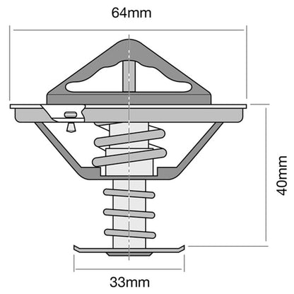 High Flow Thermostat for Landcruiser 80 Series (1990–1998)
