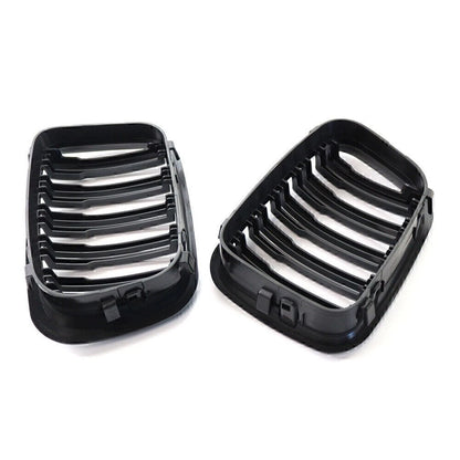 Front Twin Bar Grille Trim for BMW 3 Series E46 4 Door (1999-2001)