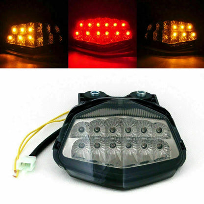 Tail Light for Kawasaki Ninja250R EX250 (2008-2012) Clear 2 x Signal S