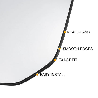 Left Heated Mirror Glass for Ford F150 2015-2020 (2 x Plates)
