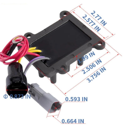 Voltage Regulator for Johnson/Evinrude 150 HP 1996-2006 6 Cyl