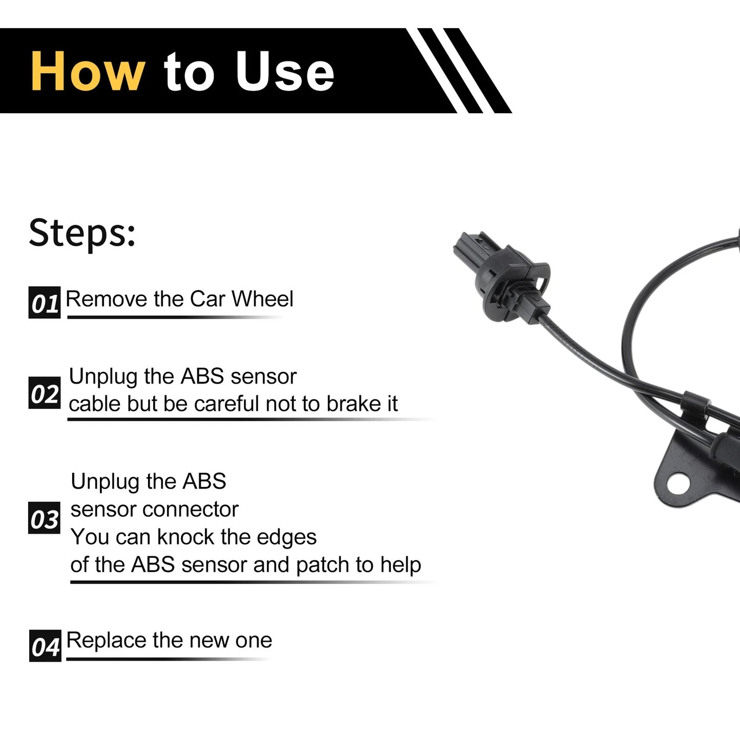 ABS Wheel Speed Sensor for Honda CR-V (2012-2016) Front Left
