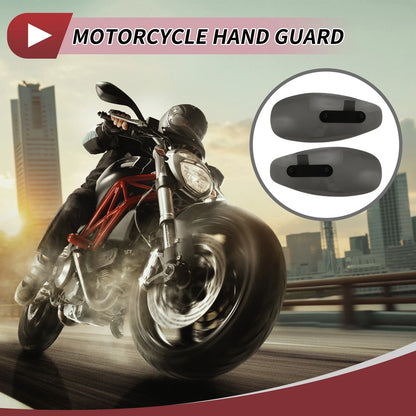 Hand Guard Set for Motorcycle Universal Smoked Black Cold Protection