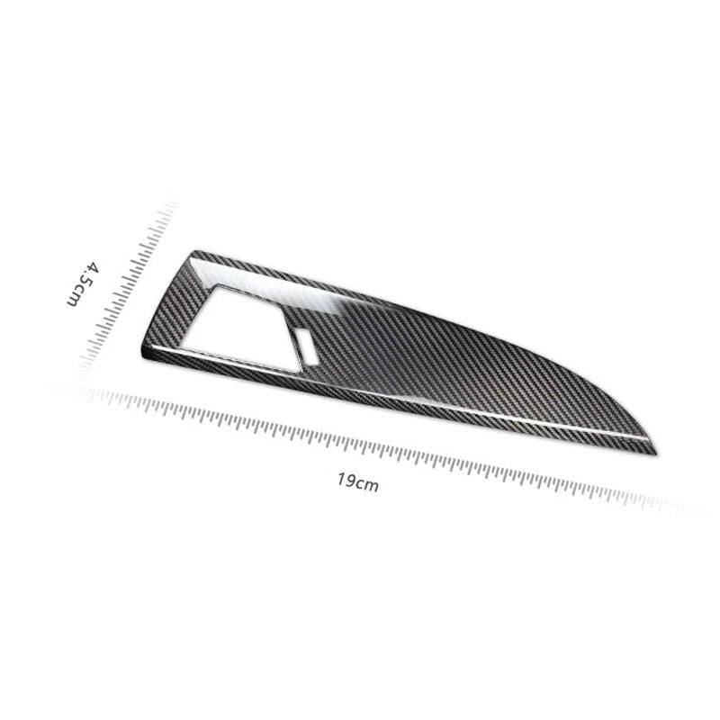 RHD Carbon Fiber Center Console Dashboard Cover Trim Fit For BMW F20 F22