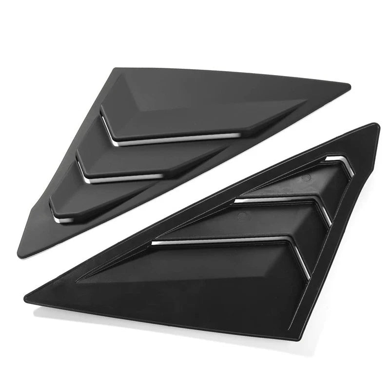 Matte Black Side Window Louvers for Honda Civic Sedan (2022-2023)