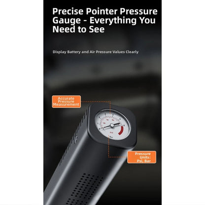 High Power Car Tire Inflator Portable Electric Air Pump for Cars and Bikes