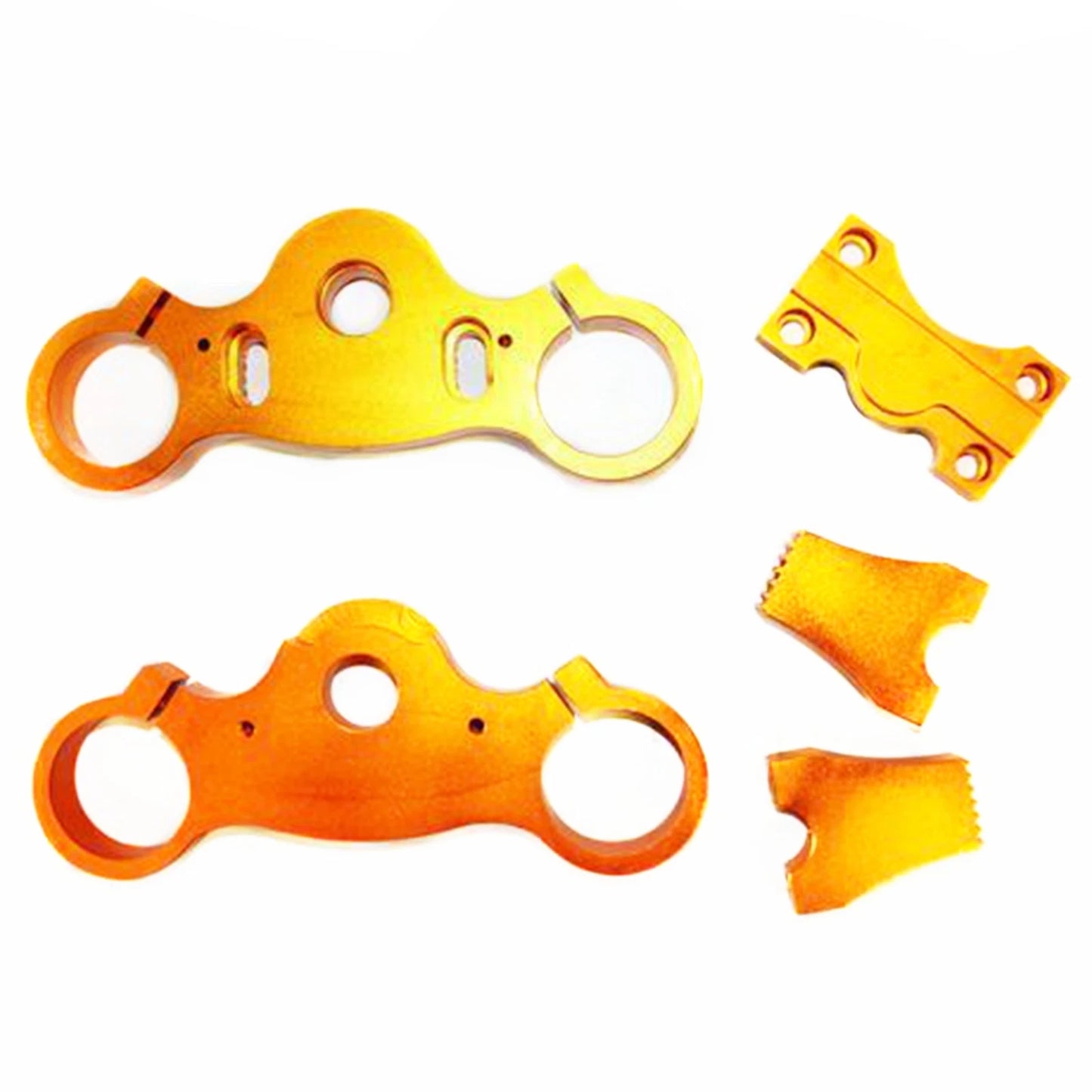 GOLD CNC 42mm 48mm Handle Bar Triple Trees Clamps for PIT PRO DIRT BIKE