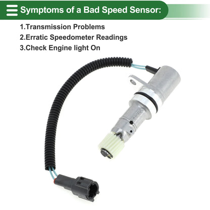 Transmission Speed Sensor for Nissan Pickup NP300 (2003-2018) 1 Pc Black